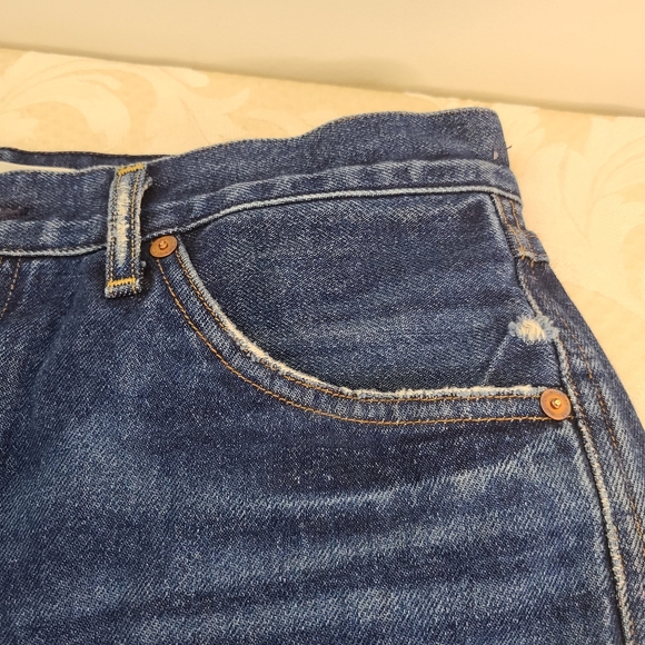 153. Wilfred x Citizens Of Humanity Liv straight crop blue jeans. - Picture 3 of 13